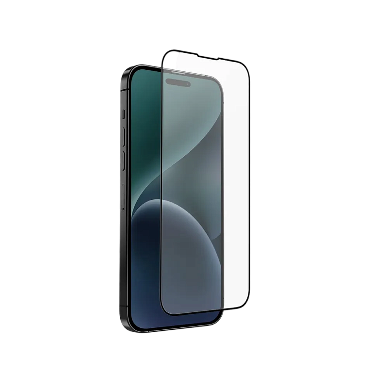 Защитное стекло Uniq OPTIX MATTE для IPhone 15 Pro 6.1", матовое с рамкой