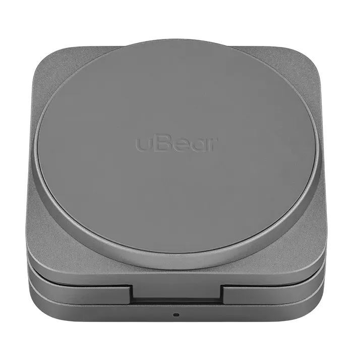 Беспроводное зарядное устройство uBear Balance Slim 3в1, серый