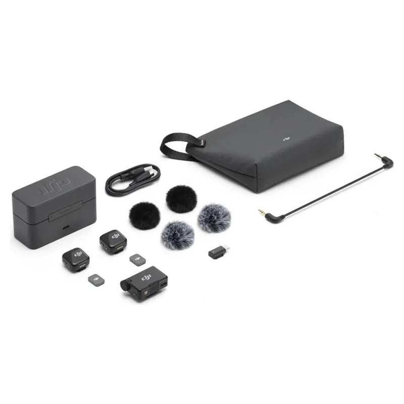 Беспроводной микрофон DJI Mic Mini (2 передатчика + 1 приемник + чехол-аккумулятор)