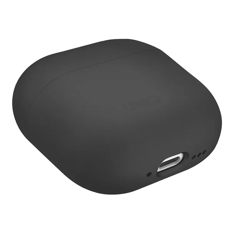 Чехол Uniq для Airpods 4 LINO Liquid silicone Grey