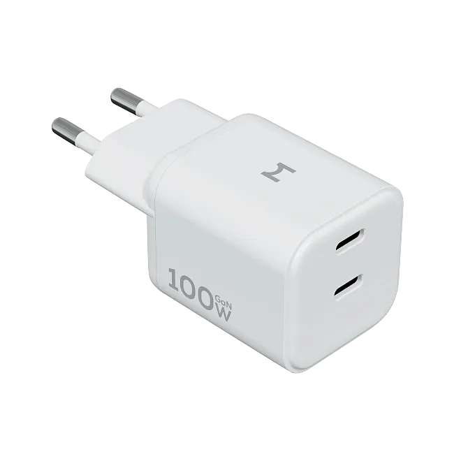 Сетевое зарядное устройство Magssory Nano Pro 100W GaN, с функцией быстрой зарядки, белый