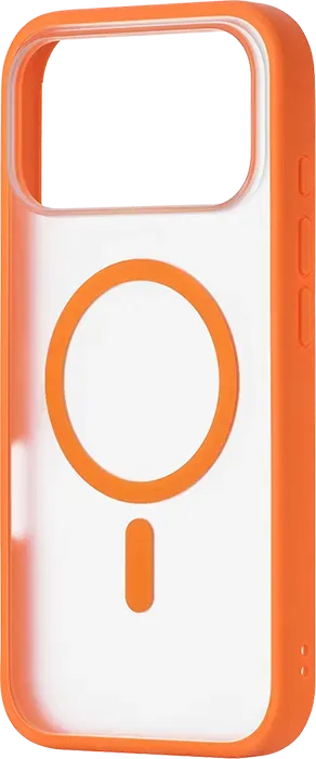 Чехол защитный uBear Cloud Mag Case для iPhone 17 Pro, MagSafe, оранжевый