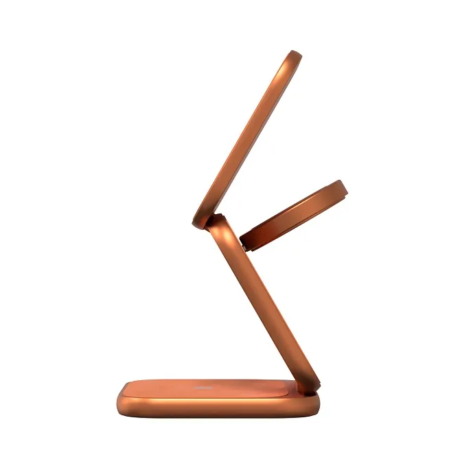 Складное беспроводное зарядное устройство 3 в 1 Magssory Fold Pro, оранжевый