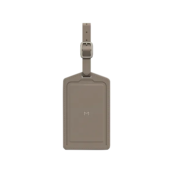 Багажная бирка Magssory Ultima Geo Luggage Tag, с поддержкой Find My, латте