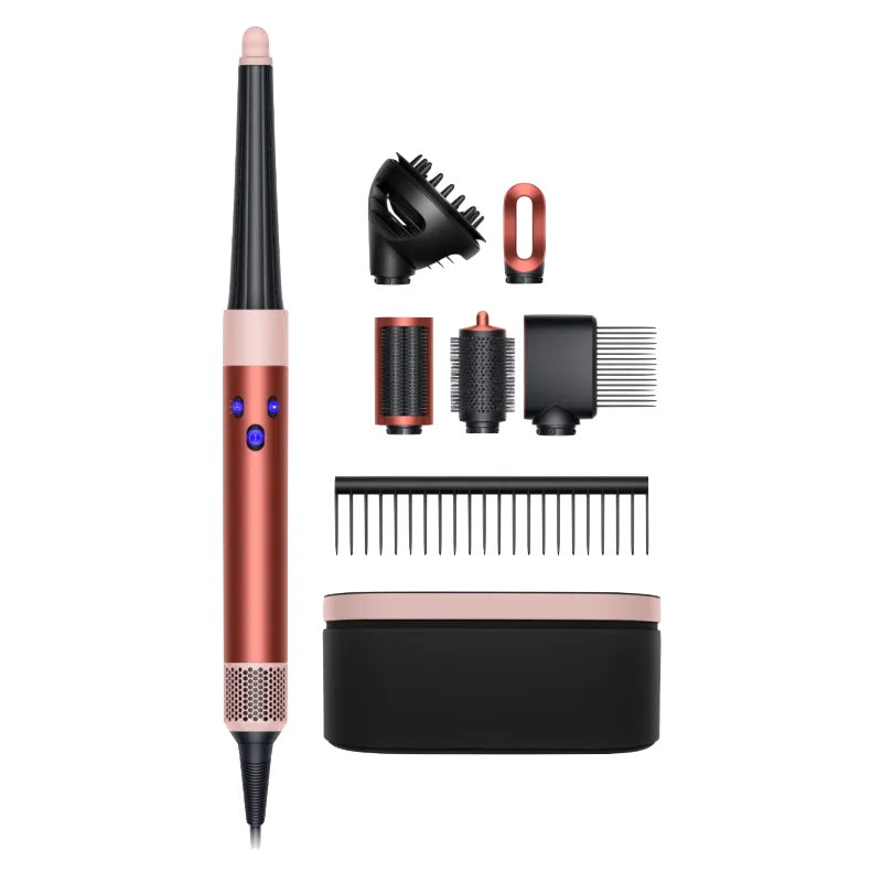 Мультистайлер Dyson Airwrap i.d. HS08 Curly+Coily для кудрявых волос (Strawberry Bronze/Blush Pink) (Клубничная бронза/розовый)