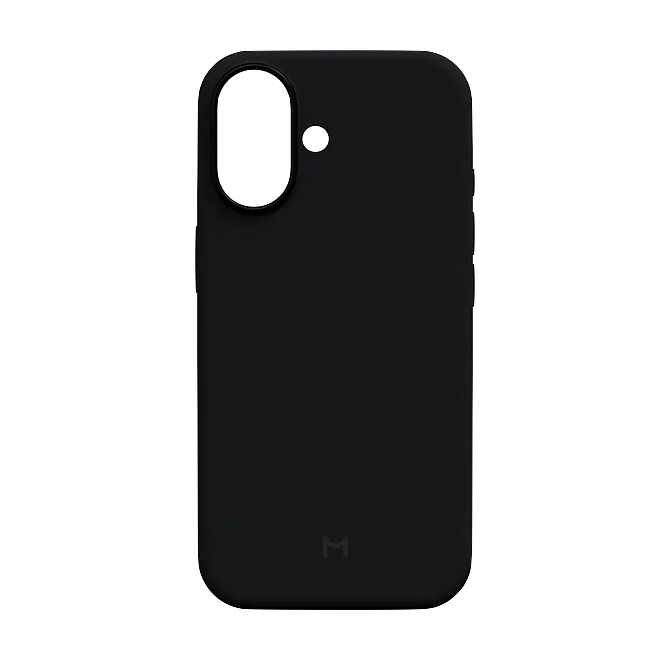 Чехол Magssory для iPhone 17, силикон, с магнитами, совместимый с MagSafe, «тёмная ночь»