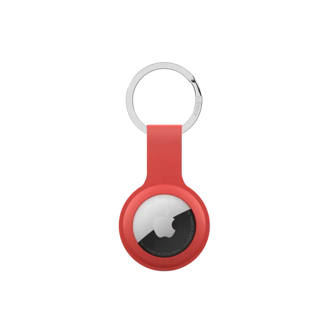 Подвеска для AirTag uBear Touch Ring Case силиконовый, красный