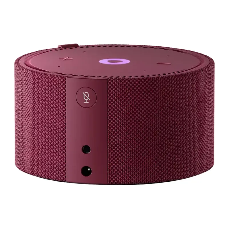 Умная колонка Яндекс Станция Мини с часами, красный гранат