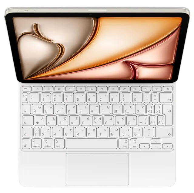 Чехол-клавиатура Magic Keyboard iPad Air 11" (M2, M3, 4-е поколение, 5-е поколение), Белый