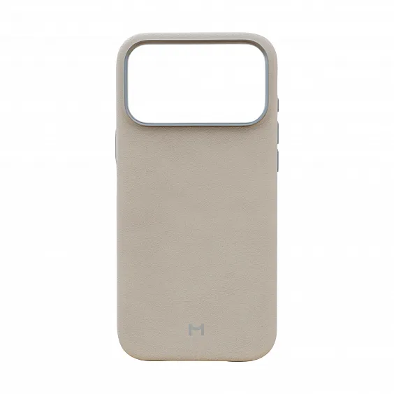 Чехол Magssory Eco-Leather Case для iPhone 17 Pro Max с MagSafe, слоновая кость