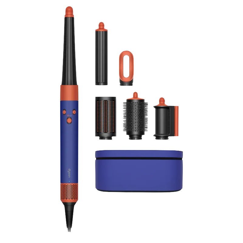 Мультистайлер Dyson Airwrap i.d. HS08 Straight+Wavy для прямых волос (Vinca blue/Topaz) (Синий/топаз)