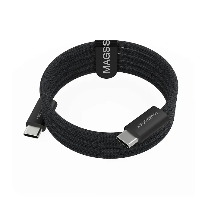 Кабель Magssory Line C 60W USB-C, 1,5 м, черный