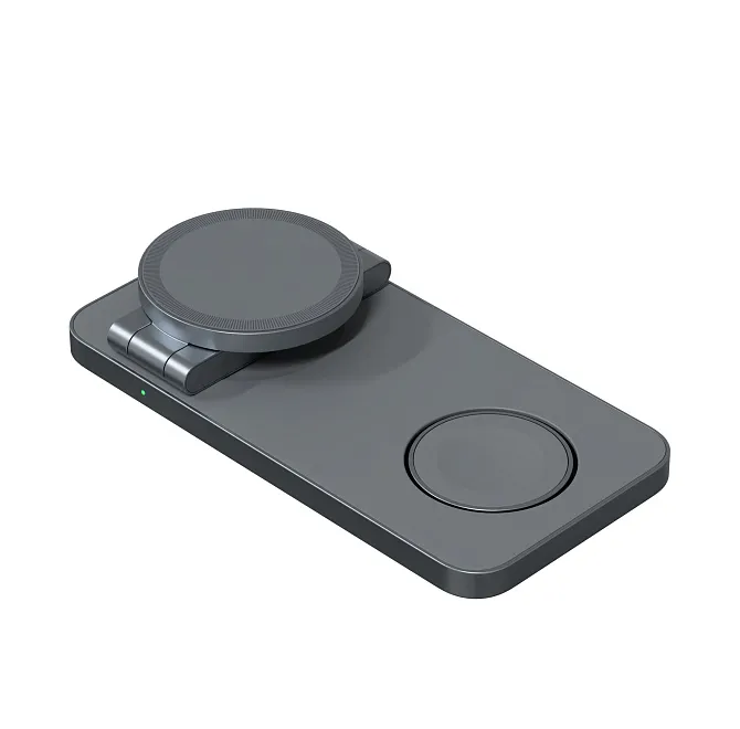 Складное беспроводное зарядное устройство 3 в 1 Magssory Yoga, «тёмная ночь»