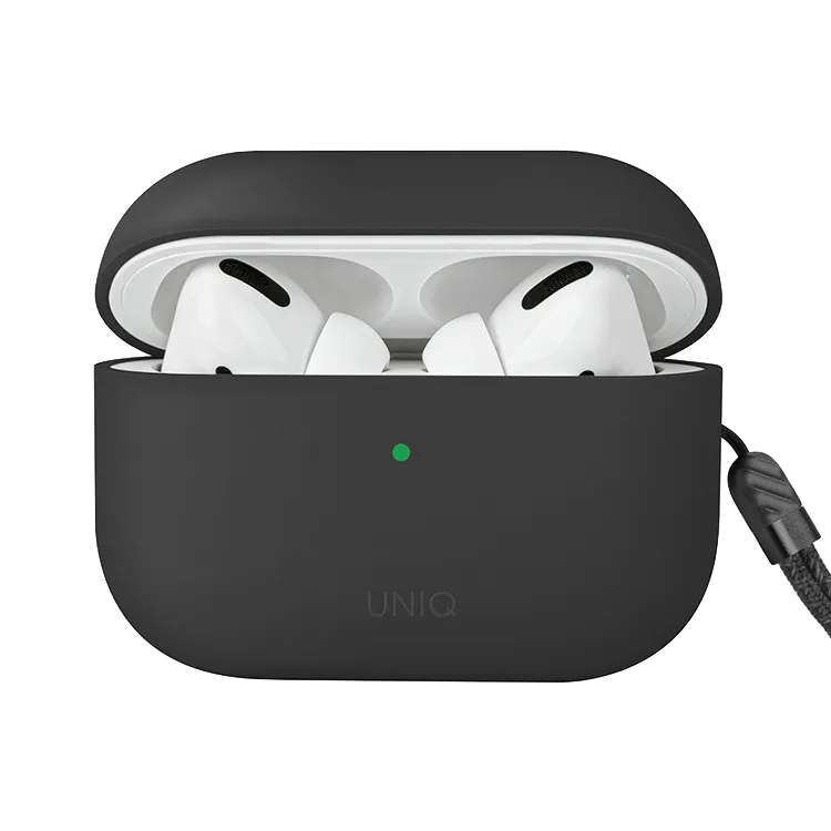 Чехол Uniq для Airpods Pro 2 чехол LINO Liquid silicone Grey