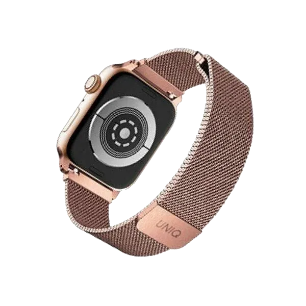 Ремешок Uniq для Apple Watch 41/40/38 mm Dante Strap Mesh Steel Rose gold