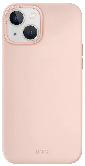 Чехол Uniq для iPhone 14 LINO, Розовый