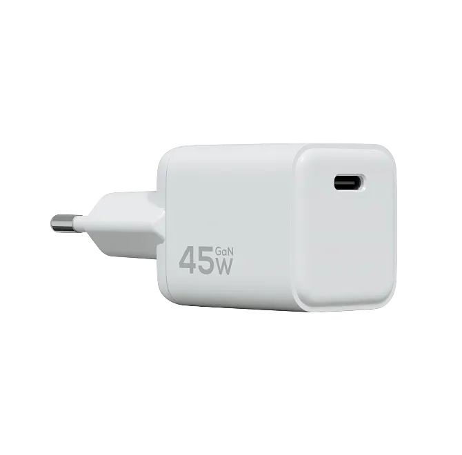 Сетевое зарядное устройство Magssory Nano 45W GaN, с функцией быстрой зарядки, белый