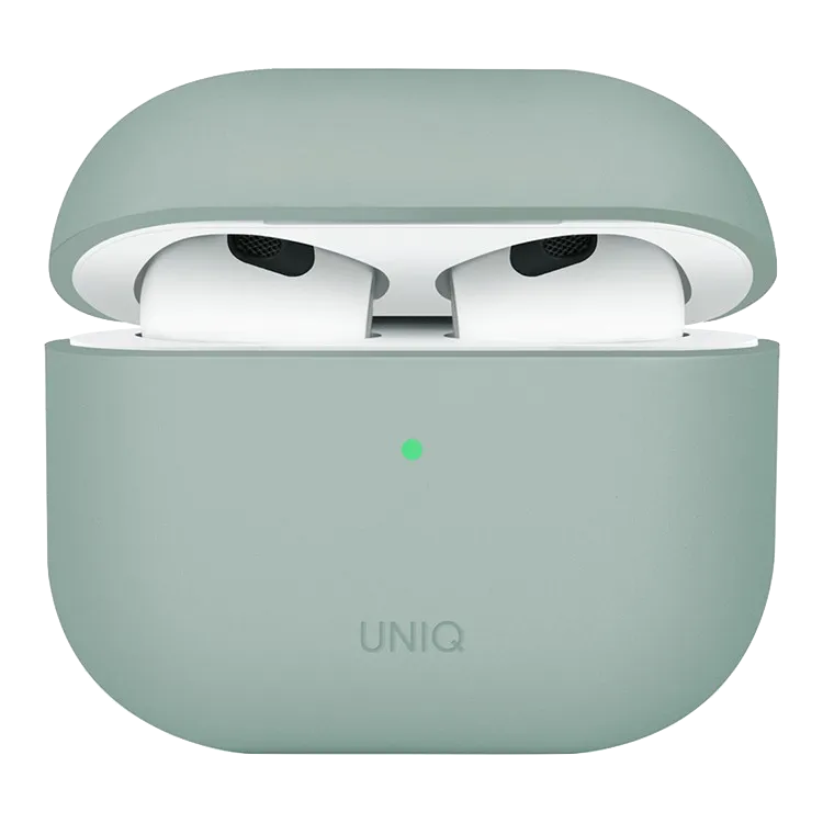 Чехол Uniq для Airpods 4 LINO Liquid silicone Iceplant Green
