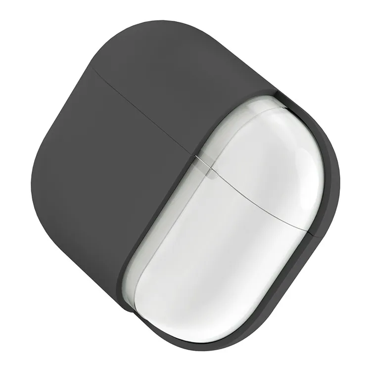 Чехол Uniq для Airpods 4 LINO Liquid silicone Grey