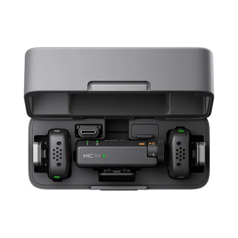 Беспроводной микрофон DJI Mic Mini (2 передатчика + 1 приемник + чехол-аккумулятор)