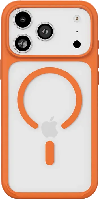 Чехол защитный uBear Shade Case для iPhone 17 Pro, MagSafe, оранжевый