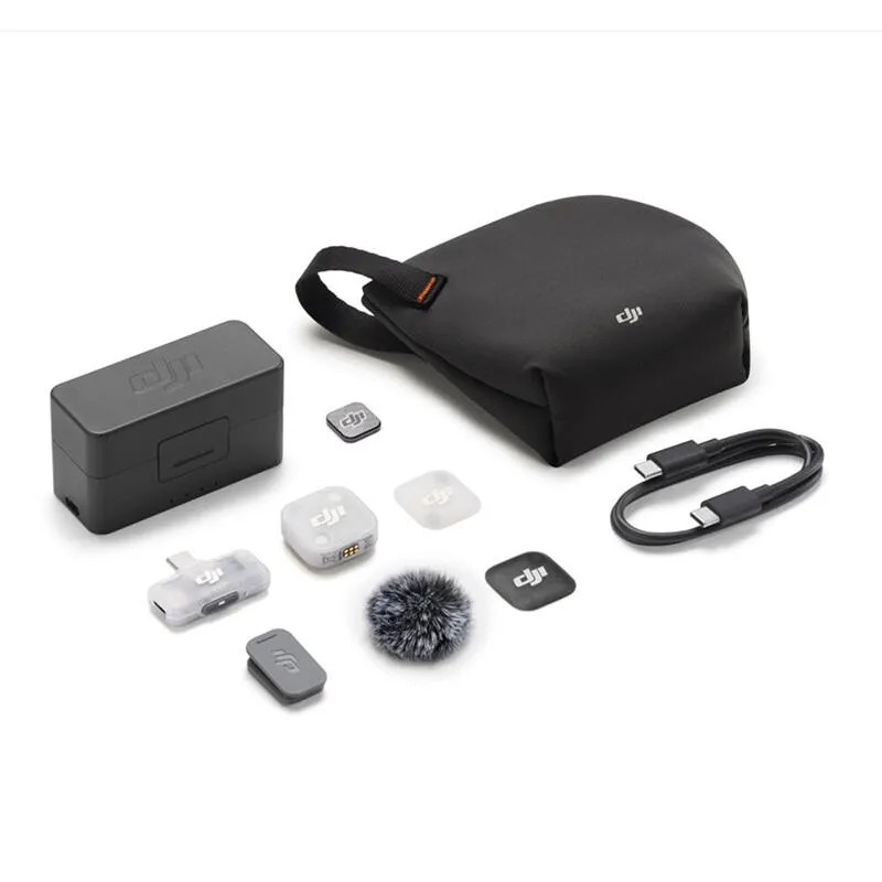 Беспроводной микрофон DJI Mic Mini 2 USB-C (1 передатчик + 1 приемник + чехол-аккумулятор)