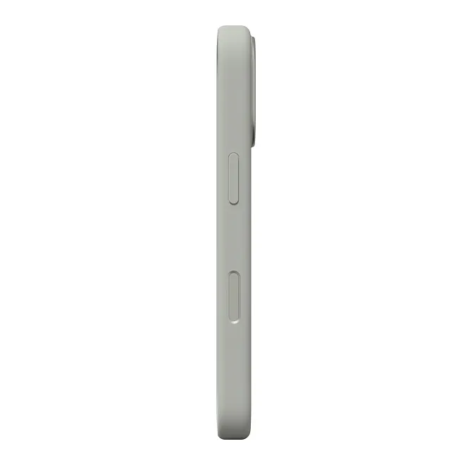 Чехол Magssory для iPhone 17, силикон, с магнитами, совместимый с MagSafe, «слоновая кость»