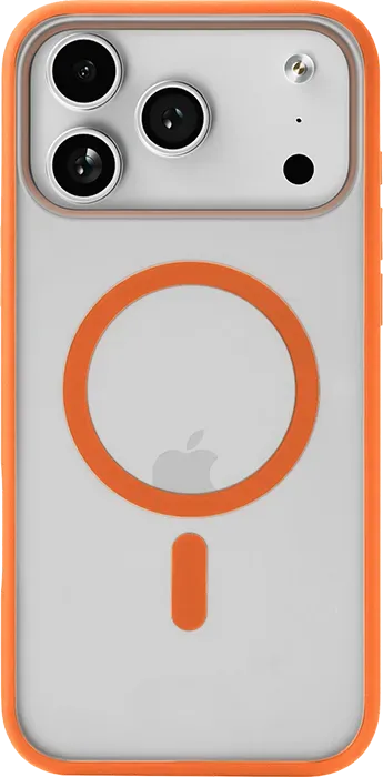 Чехол защитный uBear Cloud Mag Case для iPhone 17 Pro, MagSafe, оранжевый