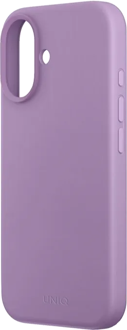 Чехол Uniq для iPhone 16 LINO, виноградное-розовый (MagSafe)