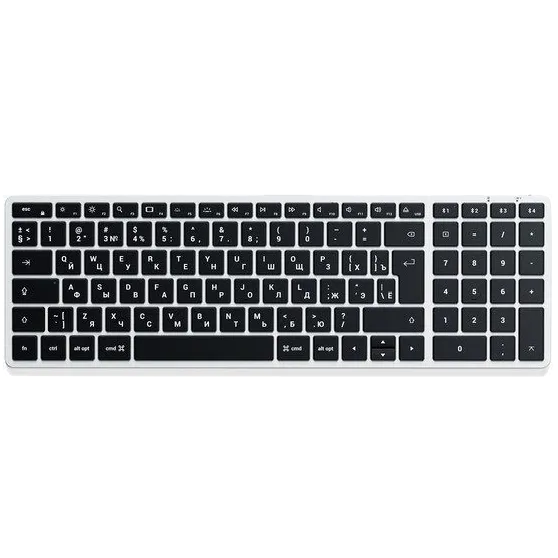 Клавиатура беспроводная Satechi Slim X2 Bluetooth Keyboard, серебристый