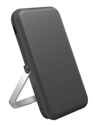 Внешний аккумулятор магнитный Uniq Hoveo Click 5000mAH Magnetic Wireless Power Bank USB-C PD, серый
