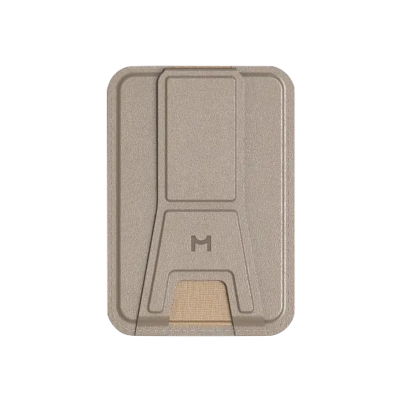 Кошелек-кардхолдер Magssory Duo c подставкой и магнитами, совместимый с MagSafe, латте