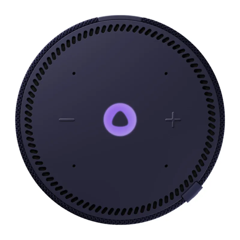 Умная колонка Яндекс Станция Мини с часами, синий сапфир