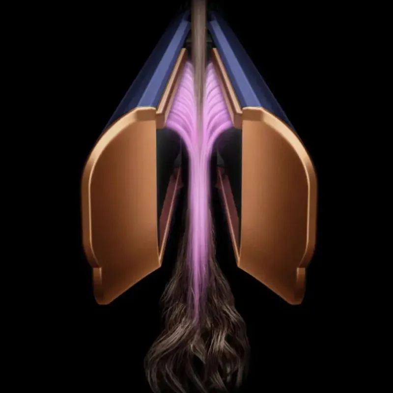 Выпрямитель Dyson Airstrait HT01, синий/медь