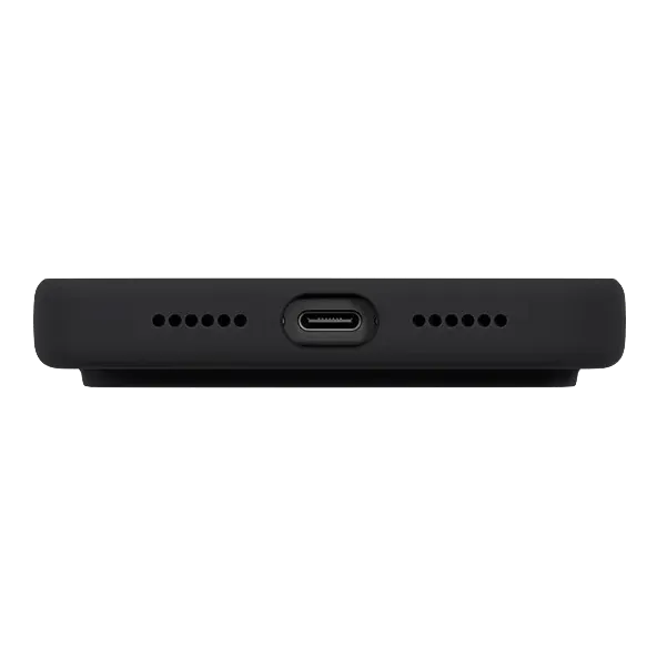 Чехол Uniq для iPhone 17 Pro Max LINO Charcoal Grey (MagSafe), «угольный серый»