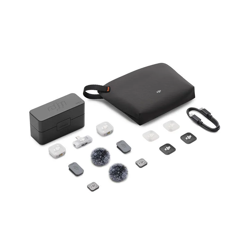Беспроводной микрофон DJI Mic Mini 2 USB-C (2 передатчика + 1 приемник + чехол-аккумулятор)