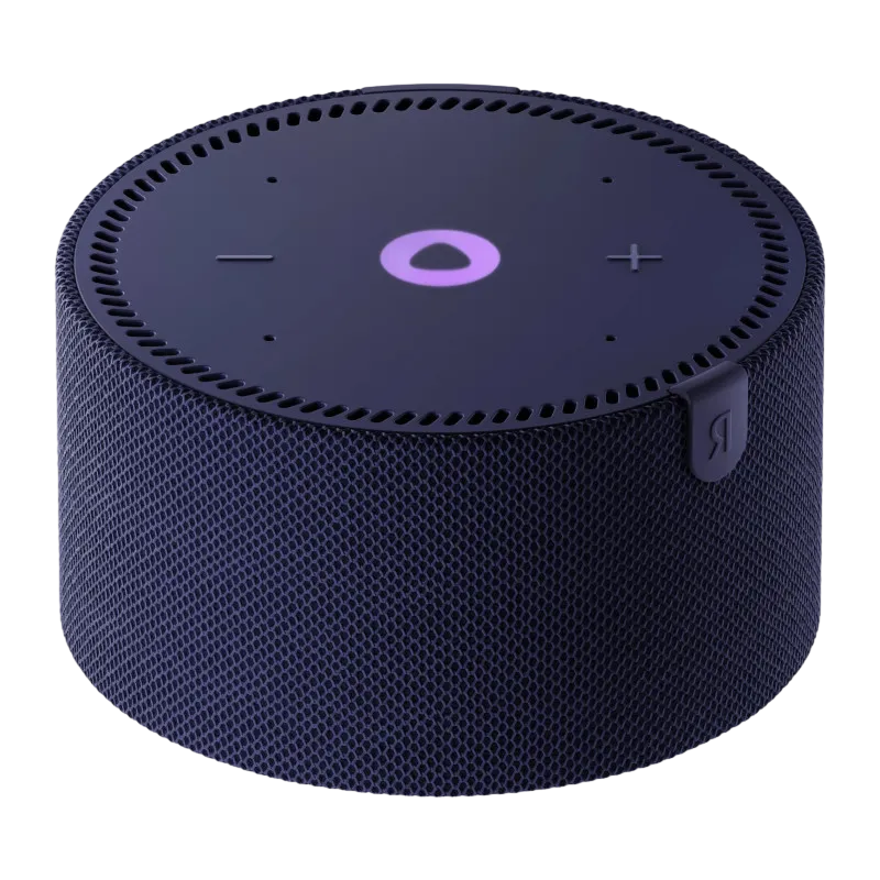 Умная колонка Яндекс Станция Мини, синий сапфир