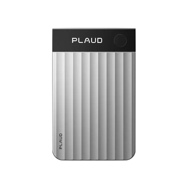 Умный диктофон с функцией голосового распознавания Plaud Note Pro, серебристый