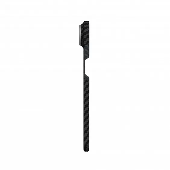 Чехол Magssory для iPhone Air, кевлар (арамид), с магнитами, совместимый с MagSafe, чёрный