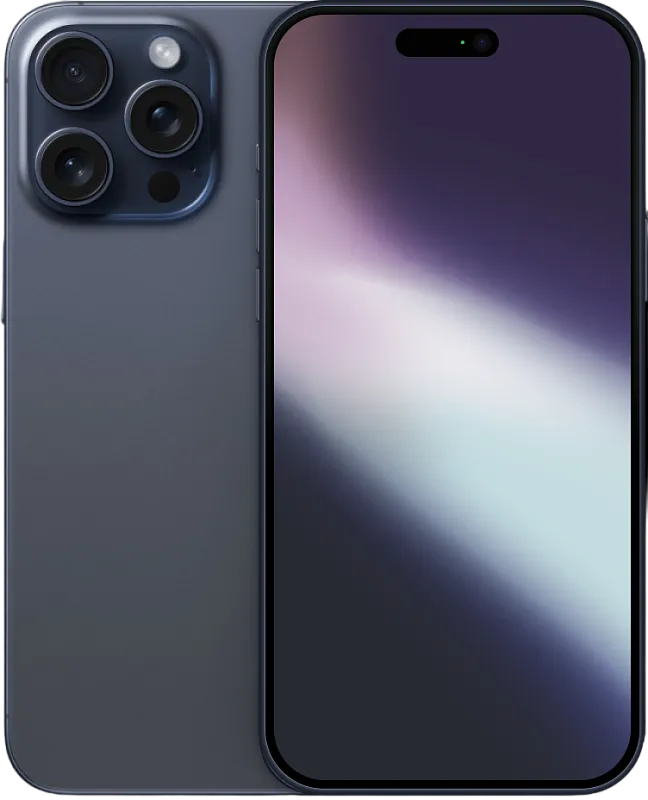 Apple iPhone 15 Pro, 128 ГБ, Синий титан