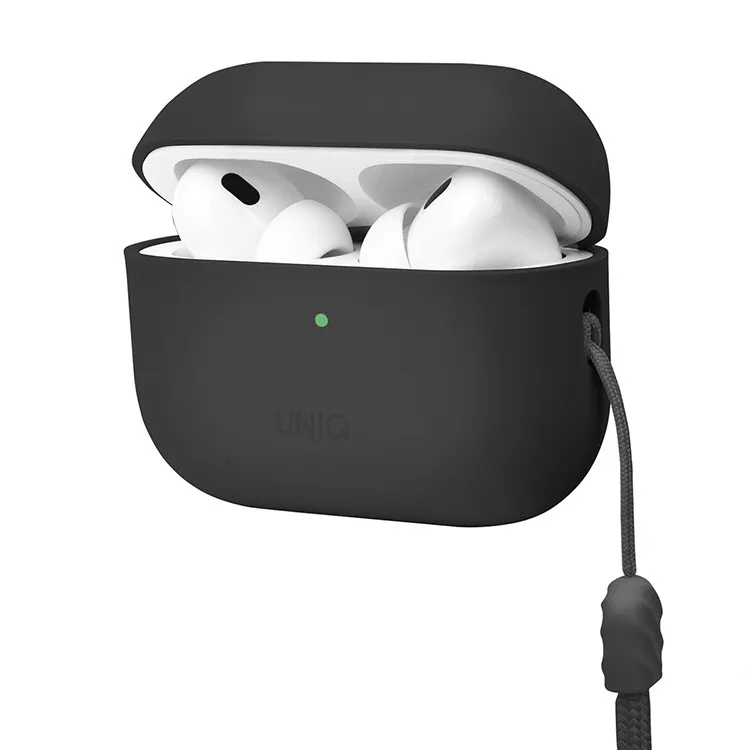 Чехол Uniq для Airpods Pro 2 чехол LINO Liquid silicone Grey