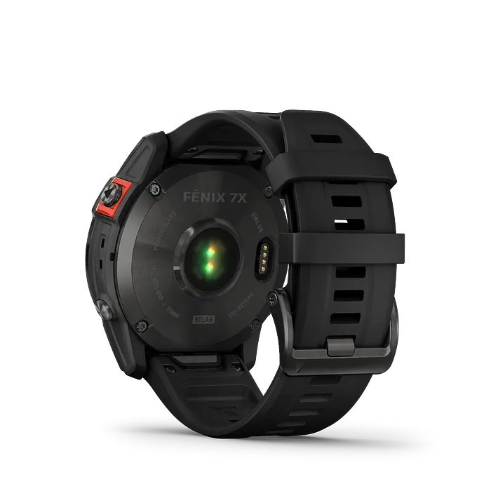 Смарт-часы Garmin Fenix 7x Solar серый с черным ремешком, 51мм
