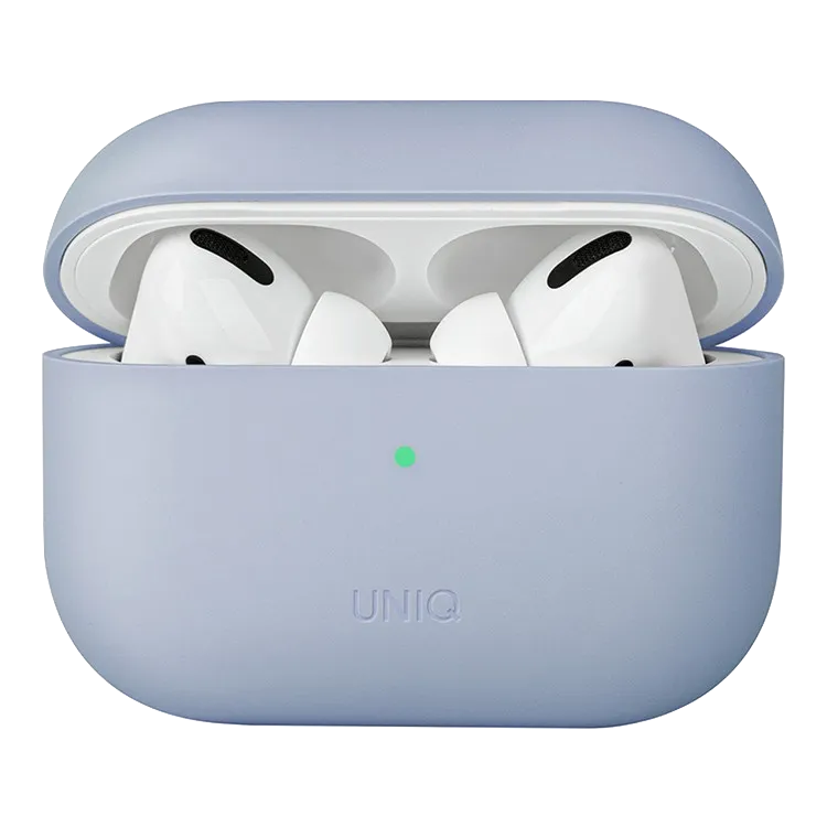 Чехол Uniq для Airpods Pro 2 LINO Liquid silicone Arctic blue