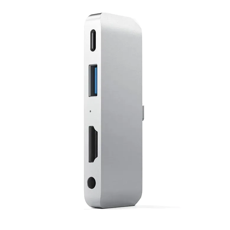 USB‑C хаб Satechi Mobile Pro для iPad, серебристый