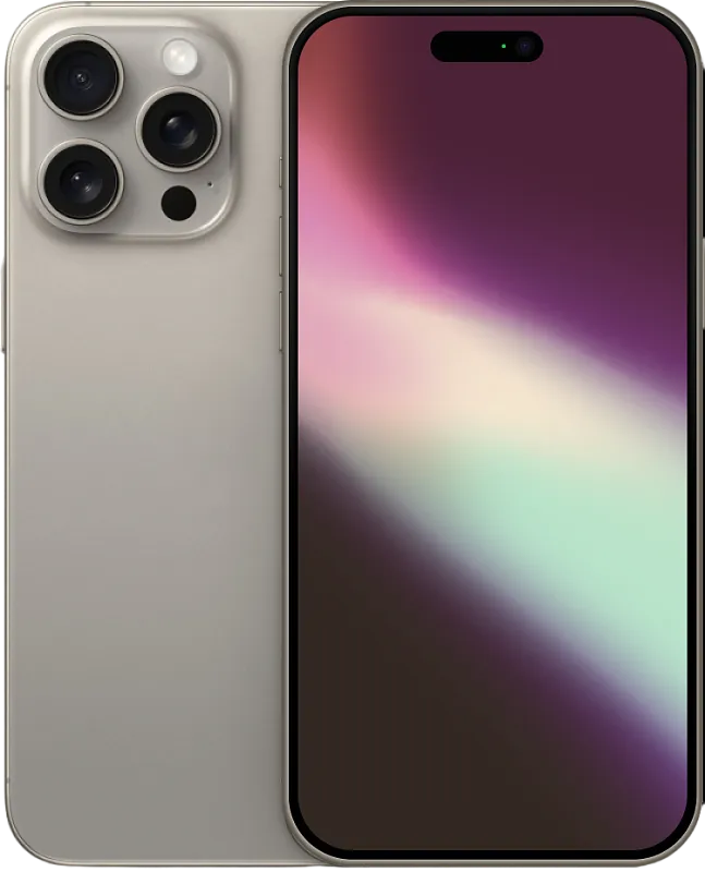 Apple iPhone 15 Pro, 256 ГБ, Натуральный титан (Dual-SIM)