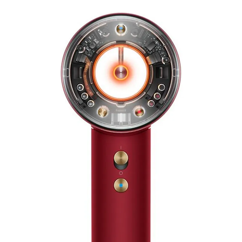 Фен Dyson Supersonic Nural HD16 для кудрявых волос (Curly+Coily) Красный бархат/Золото с кейсом