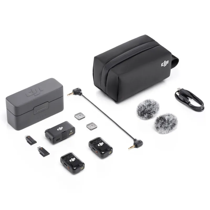 Беспроводной микрофон DJI Mic 2 (2 передатчика + 1 приемник + чехол-аккумулятор)