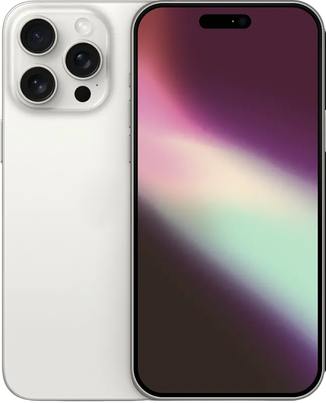 Apple iPhone 15 Pro, 256 Гб, «Белый Титан»  (Dual-SIM, No FaceTime Audio)