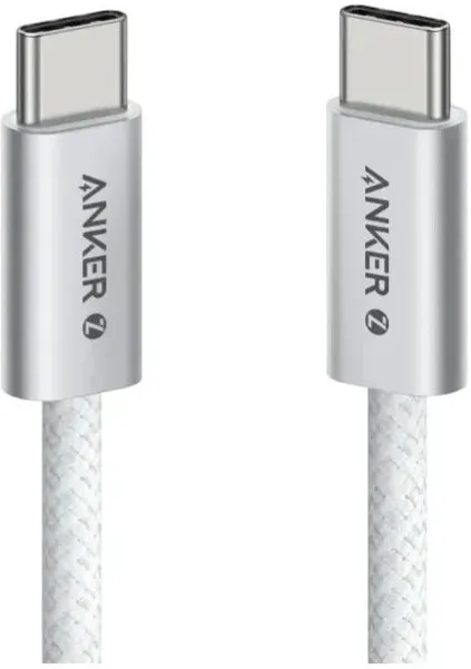 Кабель Anker Zolo USB-C на USB-C 240W 1м, белый