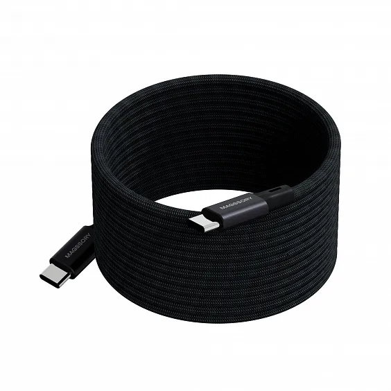 Магнитный кабель Magssory Link C 240W USB-C, 2,4м, чёрный